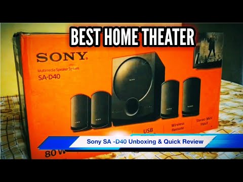 sony d40 home theater review