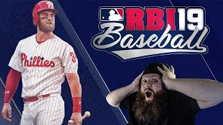 Bryce Harper Phillies Debut | RBI Baseball 19 Gameplay
