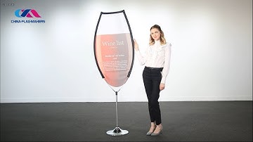 How to Set up a Special Advertising Trade Show Flag- Advertising Display Banner