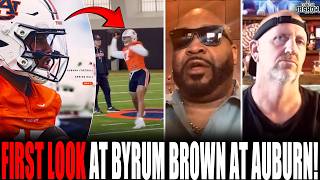Coach JB & Shaun King Breakdown Byrum Brown's THROWING MOTION In Auburn Spring Practice!