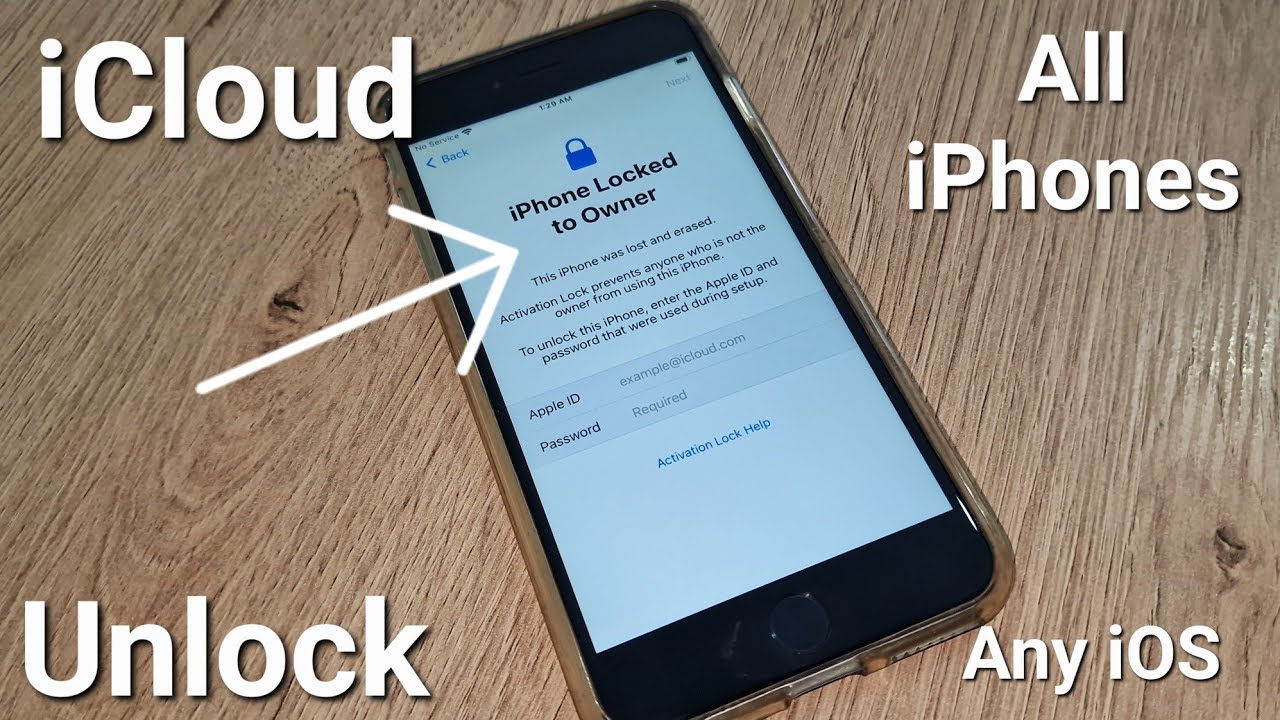 iCloud Unlock All iPhones 4/5/6/7/8/X/11/12/13/14 iOS 16 with Disabled