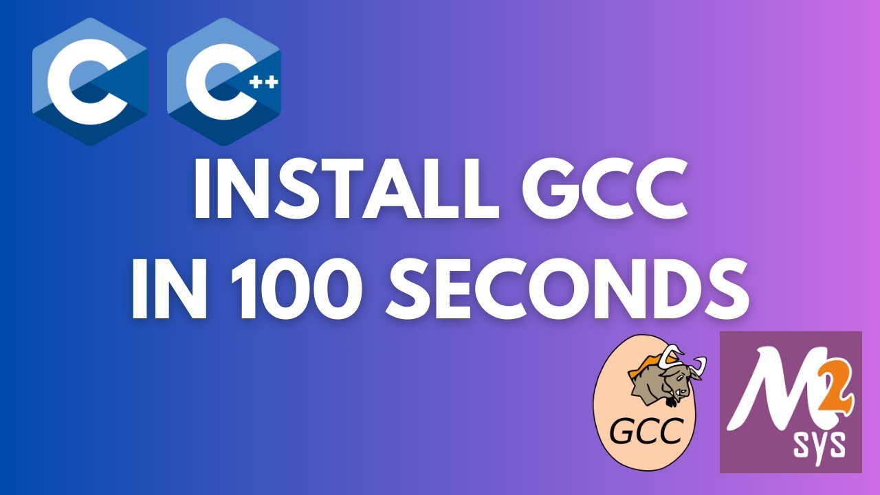 Download Gc How to Install GCC/G++ in Less Than 100 Seconds in Windows - YouTube