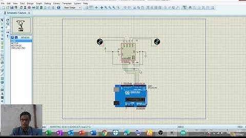 Simulasi mengakses Modul Driver L298N dengan Arduino dan Proteus