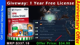 Steganos VPN Online Shield Free 1 Year License 5 Devices screenshot 1