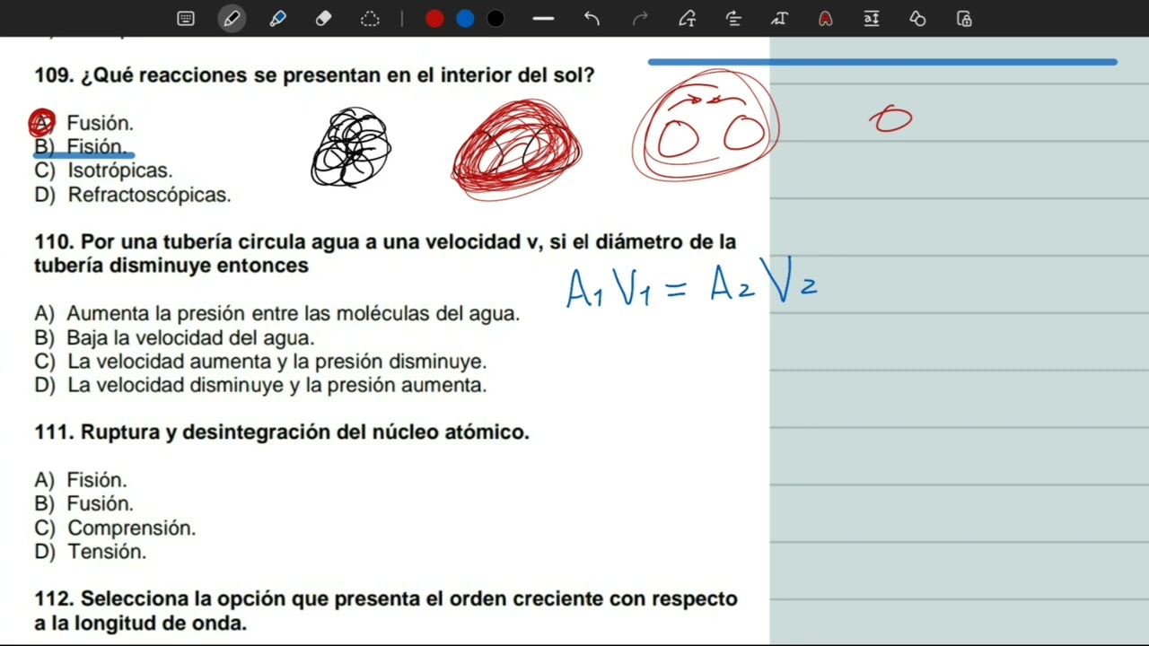 50. Ecuación de CONTINUIDAD y más PREGUNTAS tipo EXAMEN UNAM - Física