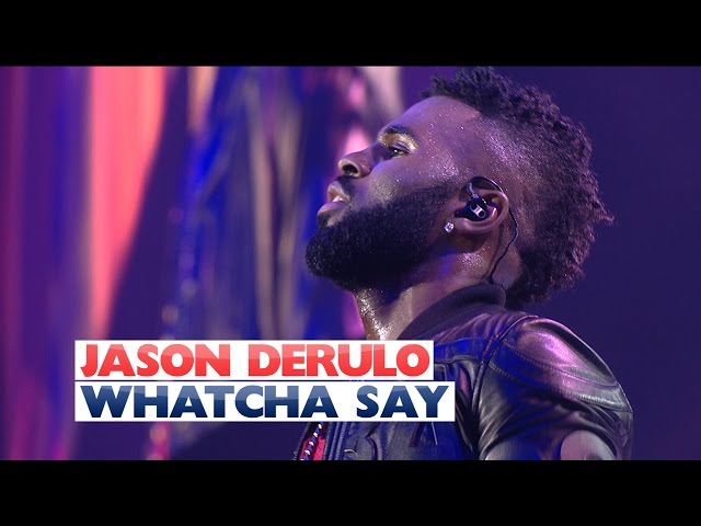 Jason Derulo - 'Watcha Say' (Live At The Jingle Bell Ball 2015) class=