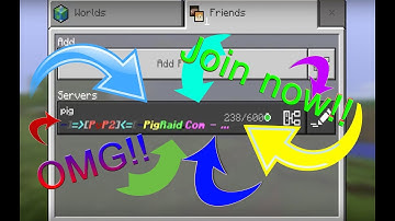 How to join server Minecraft PE edition (pig-raid)