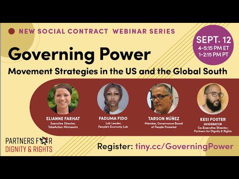 Governing Power: Movement Strategies in the US and the Global South ...