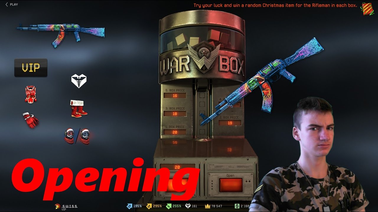 Warface: New Update! [Random Box opening]