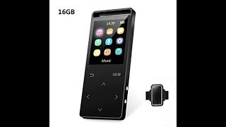 POPWOODS 16GB Lossless Sound Portable Music Player, Amazon reviews screenshot 1