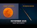 November Astronomy Events: Supermoon & More 🌌