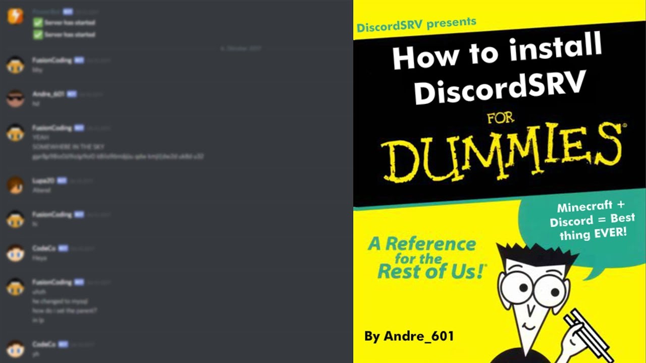 How To Install Discordsrv Dummie Edition By Andre 601 - roblox.come/game auth/getauthticket