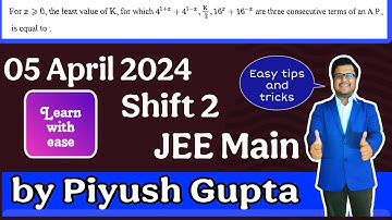 For x≥0, the least value of k,for which 4¹⁺ˣ + 4¹⁻ˣ ,k/2,16 ˣ+16 ⁻ˣ r 3 consecutive terms of A.Pis=