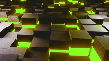 [4K] Floating Light Squares - VJ Loop