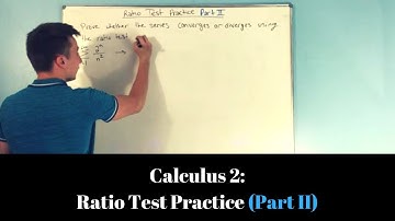 Calculus 2: Ratio Test Practice (Part II)