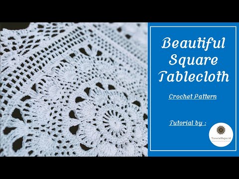 Video: How To Crochet A Tablecloth