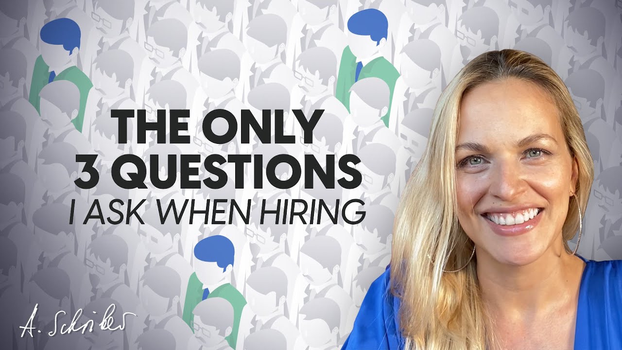 The Only 3 Questions I Ask When Hiring | Q&A Series - YouTube