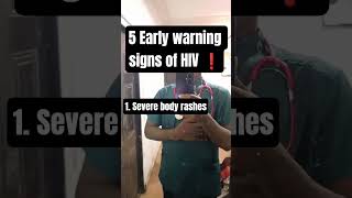 Early warning signs of HIV