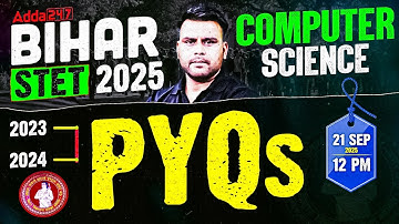 Bihar STET Computer Science Classes | STET Computer Previous Year Question Paper | By Vivek Sir