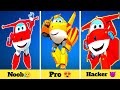 Super Wings iOS – Noob vs. Pro vs. Hacker! (Ultimate Gameplay)