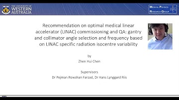 Recommendation on optimal LINAC commissioning and QA radiation isocentre variability; By: Zhen Chen