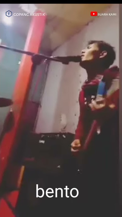 Bento iwan fals cover rock gopang akustik