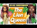 THE LION QUEEN DOLL - AFRICAN TRIBE MONSTER HIGH DOLL REPAINT by Poppen Atelier