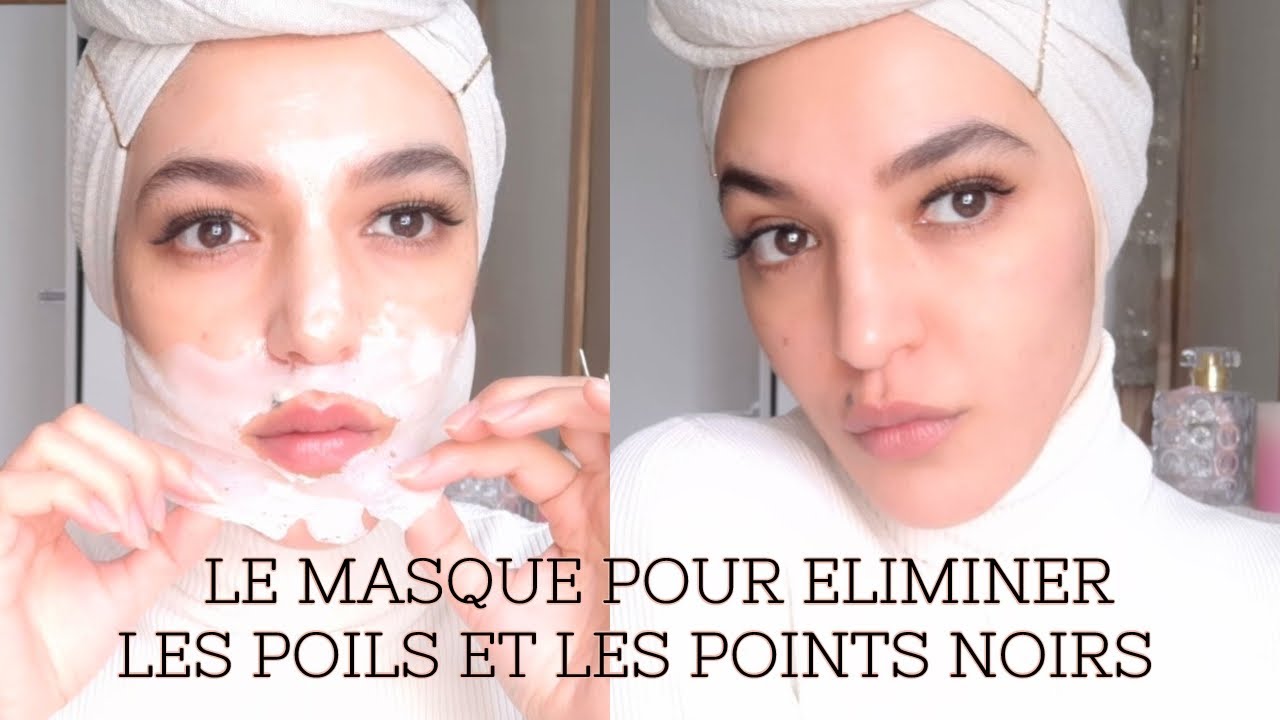 ELIMINER LES POILS ET POINTS NOIRS AVEC 2 INGREDIENTS!!!MASQUE PEEL OFF  MAISON - YouTube