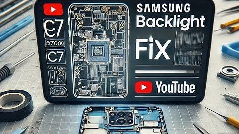 Samsung c7 (c7000) lcd light diagram | samsung c7000 backlight ways and circuits borneo