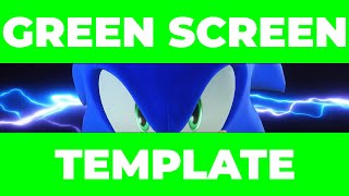 Sonic Frontiers Status (Green Screen Template)