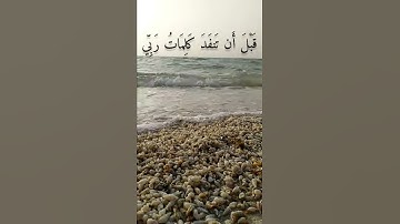 ~ آيات القرآن مع منظر البحر😍🌊~