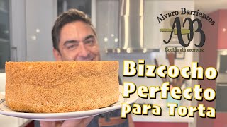 BIZCOCHO PERFECTO PARA TORTA. COMO HACER EL MEJOR BIZCOCHO - Alvaro Barrientos Montero