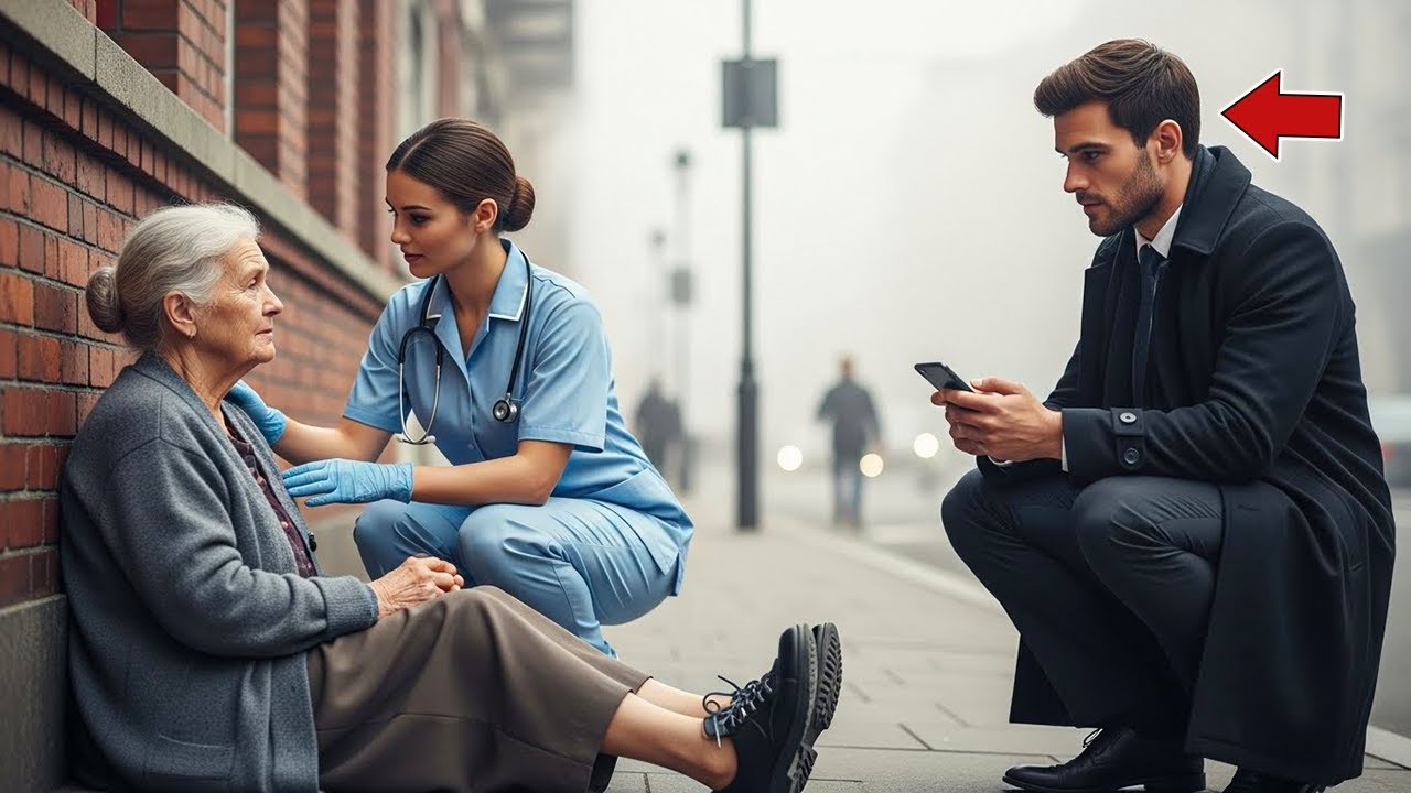 L’étudiante infirmière aide une inconnue — le lendemain, un milliardaire frappe à sa porte.