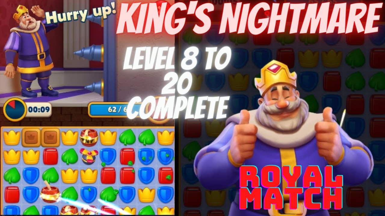 How To Save The King From Nightmare In Royal Match