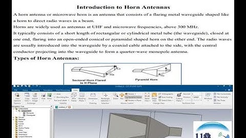 Design and Simulation of Horn (Rectangular) Antenna using CST Studio | AWP Lab 05