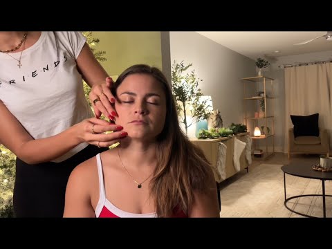 ASMR | 1.5 hour Compilation to Fall Asleep Quickly - Light Touch Massage & Hair Play on @ChelsASMR