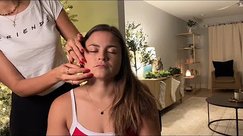 ASMR | 1.5 hour Compilation to Fall Asleep Quickly - Light Touch Massage & Hair Play on @ChelsASMR