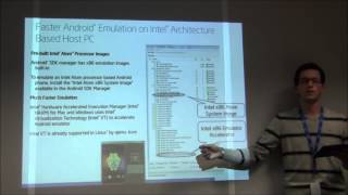 TAUG 11/2013 : Plateforme x86 de Intel et API Présentation