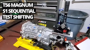 Testing the S1 Sequential shifter on a T56 Magnum F