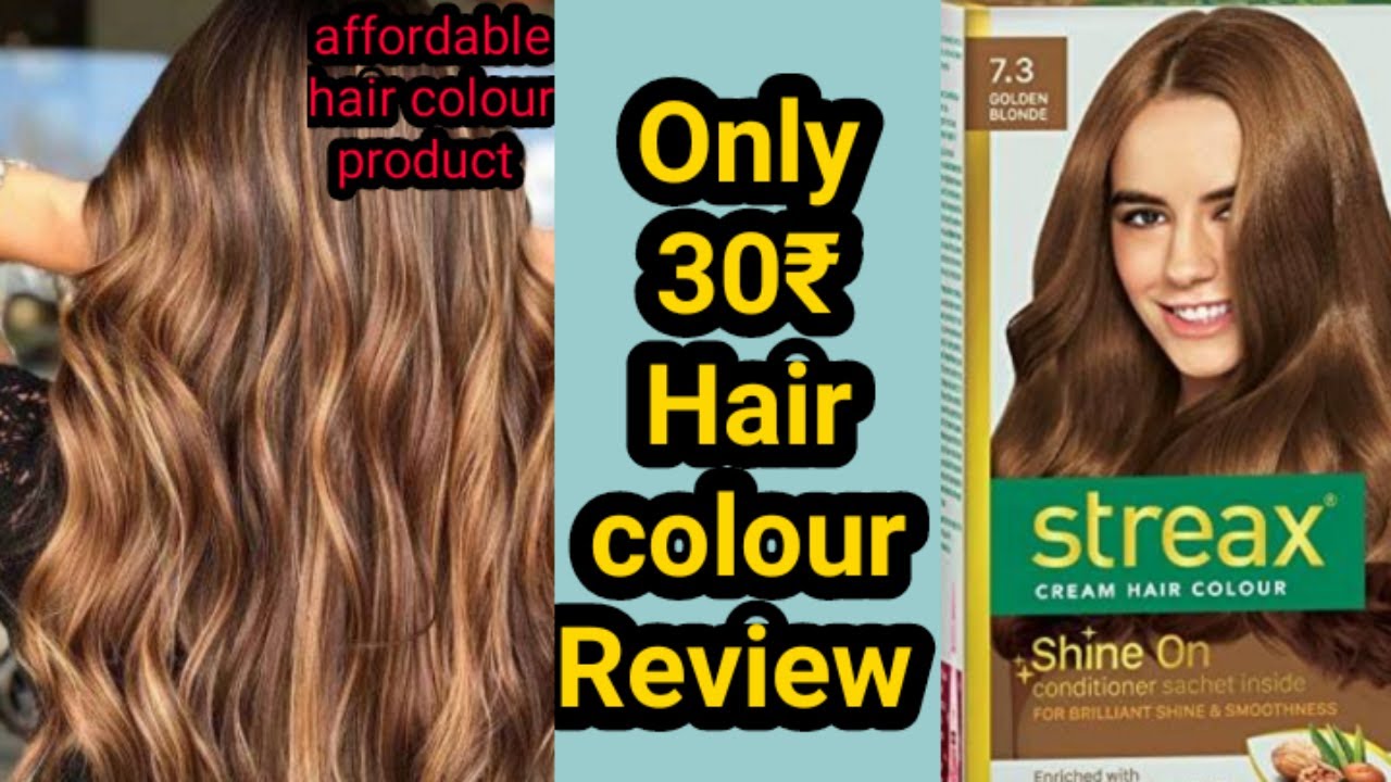 streax hair colour golden blonde 7.3 review ||streax hair colour at home  only 30rs - thptnganamst.edu.vn