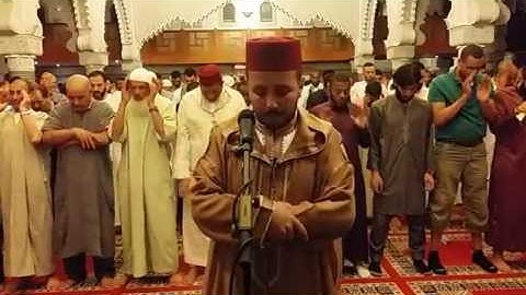 القارئ محمد حسوة الليلة الخامسة من رمضان 1438 من مسجد محمد السادس بفرنسا