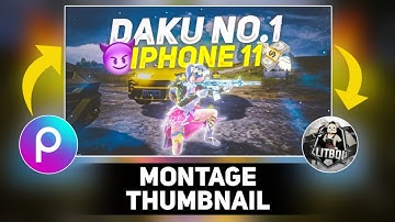 How To Make Bgmi Montage Thumbnail Like @LitBoii