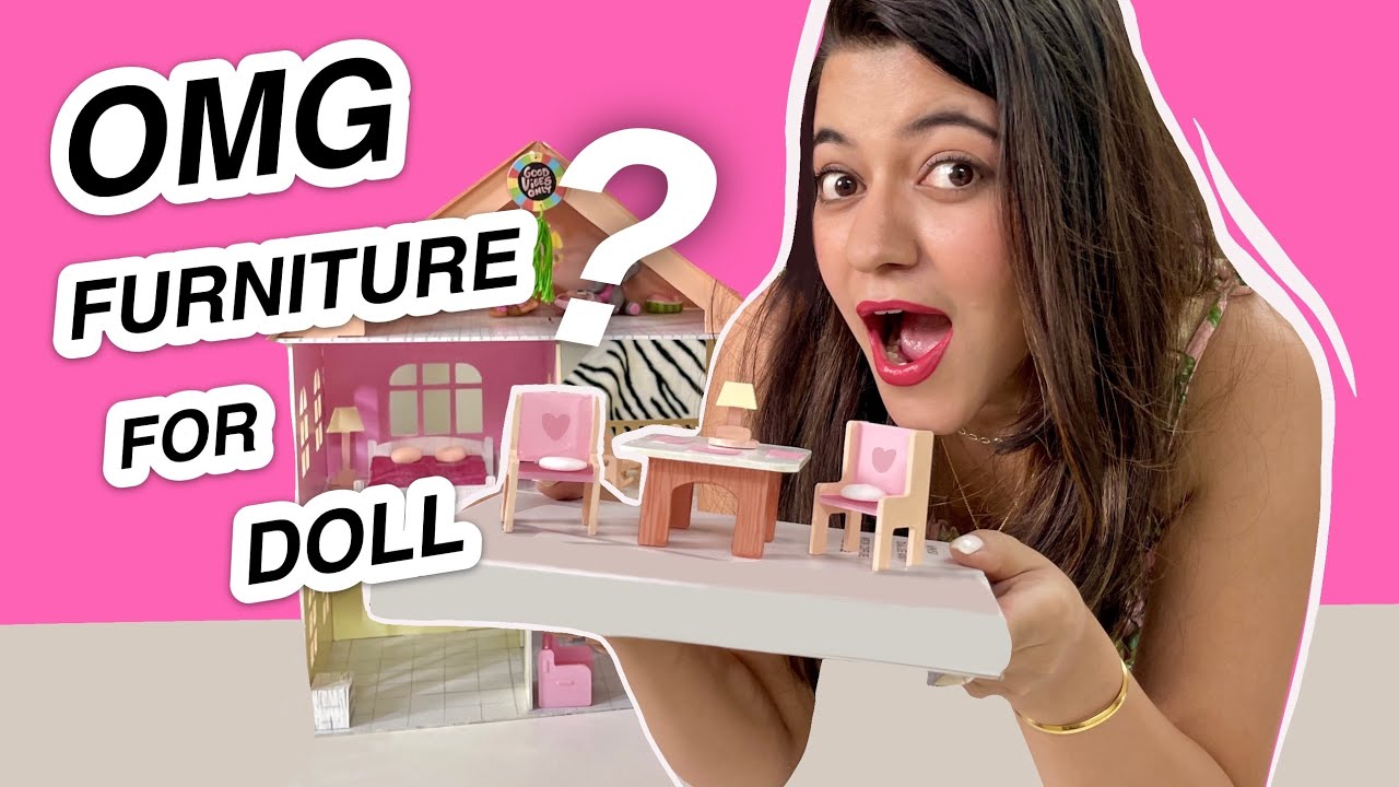 Painting Furniture For Doll House 😱🥹