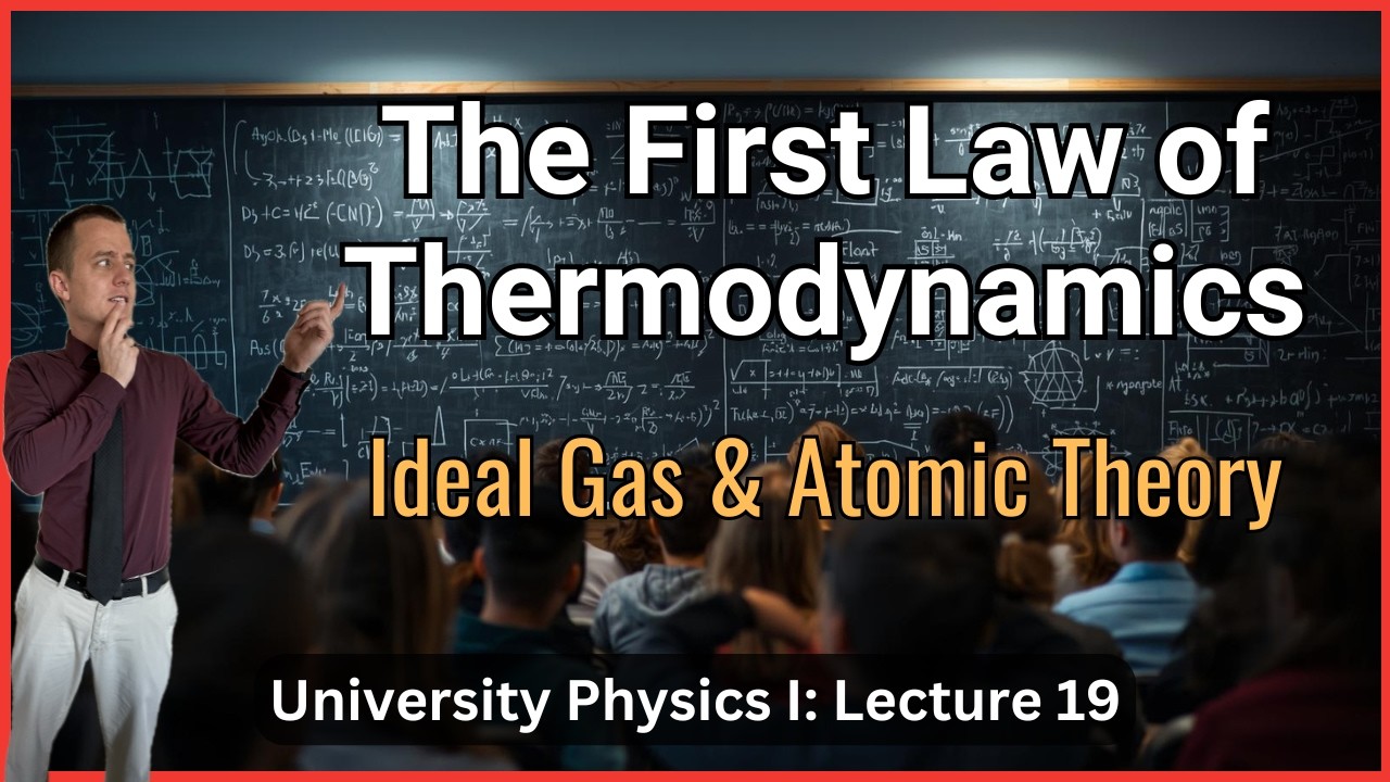 First Law of Thermodynamics - Lecture 19 (University Physics I)