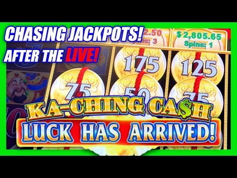 AFTER THE LIVE STREAM I WON ON KA-CHING CASH SLOT MACHINE WIN! ➜ CHASING A HIGH MINOR JACKPOT!