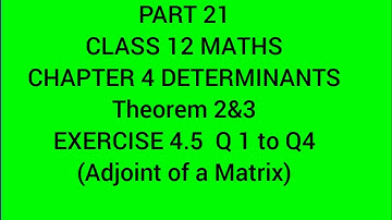 CLASS 12 MATHS|chapter 4 Determinants |part 21|                       Exercise 4.5| 2022 Malayalam