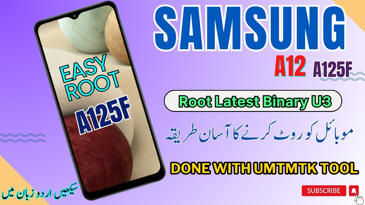 Root Samsung A125F Binary 3 with scatter File Via Test Point Using UMTMTK Tool YouTube
