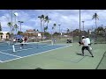 Windy Kine Pickleball | Men’s Double Stephan/Aaron vs Boyd/Lance | O’ahu, Hawai’i