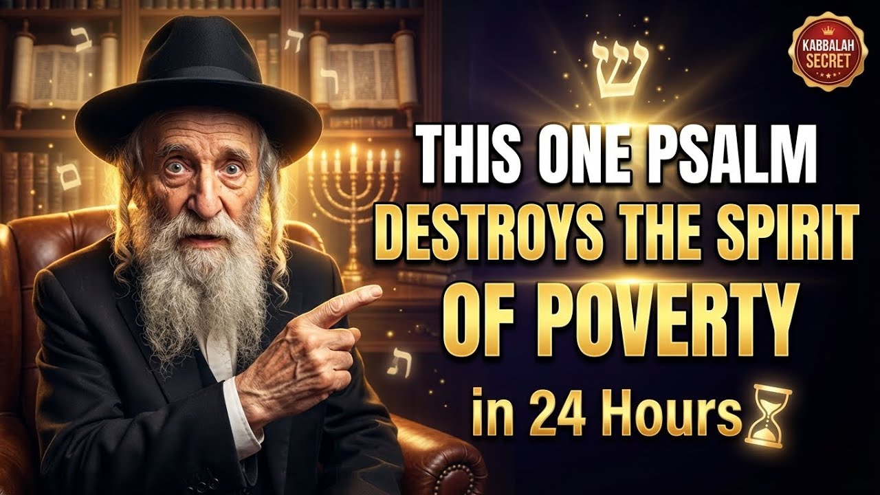 Rabbi: This ONE Hebrew Psalm DESTROYS the Spirit of Poverty in 24 Hours — You'll See Signs! Kabbalah