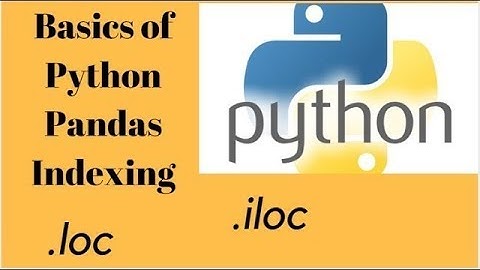 Python Indexing,  iloc and loc basics (updated version with enhanced audio)